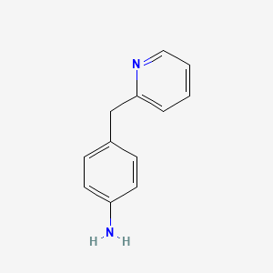 4-(Pyridin-2-ylmethyl)aniline chemical structure (CAS 58498-12-7)
