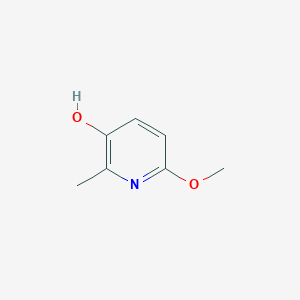 6-Methoxy-2-methylpyridin-3-ol chemical structure (CAS 58498-60-5)