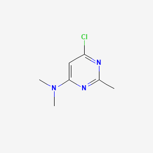 6-Chloro-N,N,2-trimethylpyrimidin-4-amine chemical structure (CAS 58514-89-9)