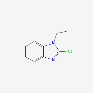 2-Chloro-1-ethyl-1H-benzo[d]imidazole chemical structure (CAS 58533-15-6)