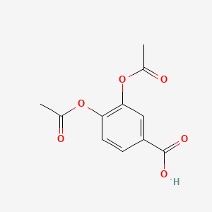 3,4-Diacetoxybenzoic acid chemical structure (CAS 58534-64-8)