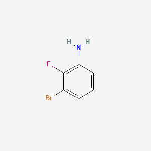 3-Bromo-2-fluoroaniline chemical structure (CAS 58534-95-5)