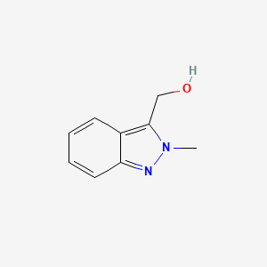 (2-Methyl-2H-indazol-3-yl)methanol chemical structure (CAS 58536-48-4)