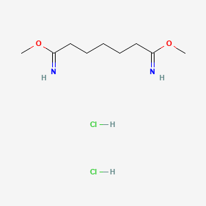 Dimethyl heptanebis(imidate) dihydrochloride chemical structure (CAS 58537-94-3)