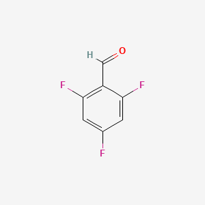 2,4,6-Trifluorobenzaldehyde chemical structure (CAS 58551-83-0)