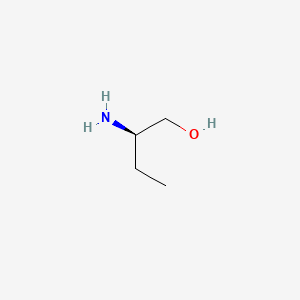(R)-2-Aminobutan-1-ol chemical structure (CAS 5856-63-3)