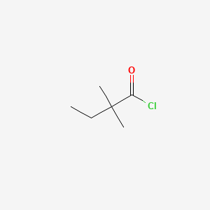 2,2-Dimethylbutyrylchloride chemical structure (CAS 5856-77-9)