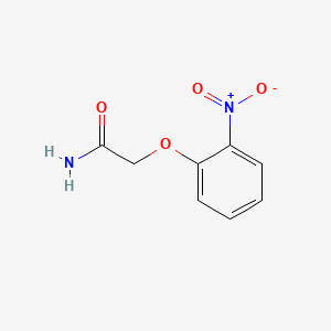 2-(2-Nitrophenoxy)acetamide chemical structure (CAS 58562-46-2)