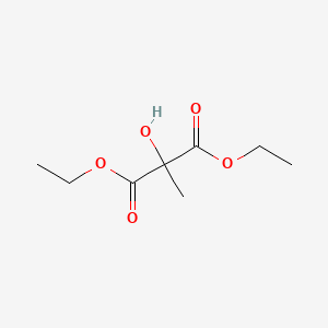 Diethyl 2-hydroxy-2-methylmalonate chemical structure (CAS 58567-05-8)