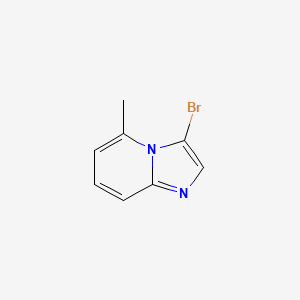 3-Bromo-5-methylimidazo[1,2-a]pyridine chemical structure (CAS 5857-47-6)