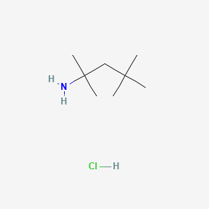 2,4,4-Trimethylpentan-2-amine Hydrochloride chemical structure (CAS 58618-91-0)