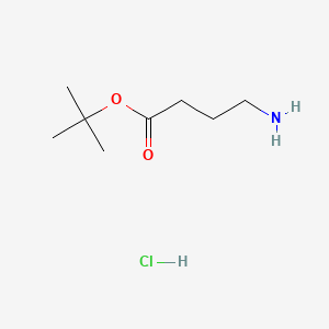 tert-Butyl 4-aminobutanoate hydrochloride chemical structure (CAS 58640-01-0)