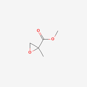 Methyl 2-methyloxirane-2-carboxylate chemical structure (CAS 58653-97-7)