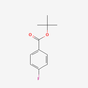 tert-Butyl 4-fluorobenzoate chemical structure (CAS 58656-98-7)
