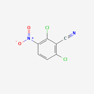 2,6-Dichloro-3-nitrobenzonitrile chemical structure (CAS 5866-98-8)