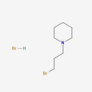 1-(3-Bromopropyl)piperidine Hydrobromide chemical structure (CAS 58689-34-2)