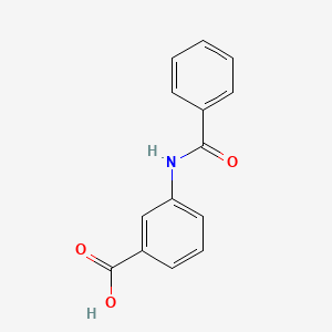 3-Benzamidobenzoic acid chemical structure (CAS 587-54-2)