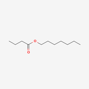 Heptyl butyrate chemical structure (CAS 5870-93-9)