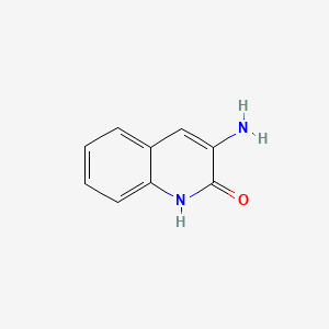 3-Aminoquinolin-2(1H)-one chemical structure (CAS 5873-00-7)