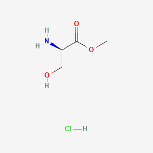 H-D-Ser-OMe.HCl chemical structure (CAS 5874-57-7)