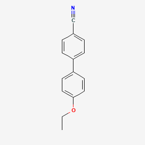 4'-Ethoxy-[1,1'-biphenyl]-4-carbonitrile chemical structure (CAS 58743-78-5)