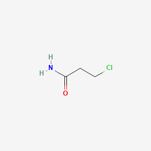 3-Chloropropanamide chemical structure (CAS 5875-24-1)