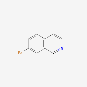7-Bromoisoquinoline chemical structure (CAS 58794-09-5)