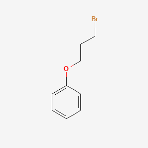 (3-Bromopropoxy)benzene chemical structure (CAS 588-63-6)