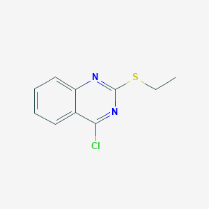 4-Chloro-2-(ethylthio)quinazoline chemical structure (CAS 58803-78-4)