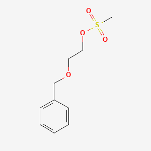 2-(Benzyloxy)ethyl methanesulfonate chemical structure (CAS 58841-52-4)