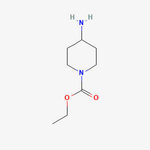 Ethyl 4-amino-1-piperidinecarboxylate chemical structure (CAS 58859-46-4)