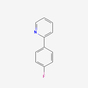 2-(4-Fluorophenyl)pyridine chemical structure (CAS 58861-53-3)