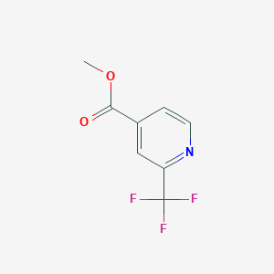 Methyl 2-(trifluoromethyl)isonicotinate chemical structure (CAS 588702-68-5)