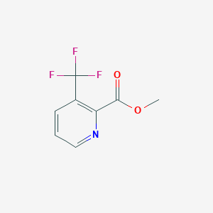 Methyl 3-(trifluoromethyl)picolinate chemical structure (CAS 588702-69-6)