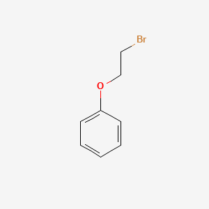 (2-Bromoethoxy)benzene chemical structure (CAS 589-10-6)