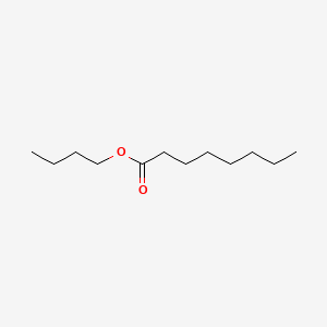 Butyl octanoate chemical structure (CAS 589-75-3)