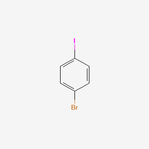 1-Bromo-4-iodobenzene chemical structure (CAS 589-87-7)
