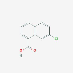 7-Chloro-1-naphthoic acid chemical structure (CAS 58926-30-0)