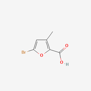 5-Bromo-3-methylfuran-2-carboxylic acid chemical structure (CAS 5896-35-5)