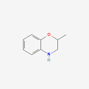 2-Methyl-3,4-dihydro-2H-benzo[b][1,4]oxazine chemical structure (CAS 58960-13-7)