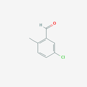 5-Chloro-2-methylbenzaldehyde chemical structure (CAS 58966-34-0)
