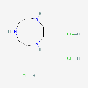 1,4,7-Triazonane trihydrochloride chemical structure (CAS 58966-93-1)