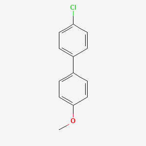 4-Chloro-4'-methoxy-1,1'-biphenyl chemical structure (CAS 58970-19-7)