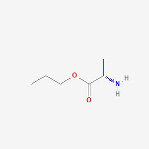 Propyl (2S)-2-aminopropanoate chemical structure (CAS 58989-06-3)