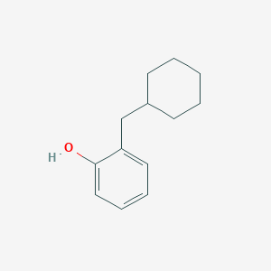 2-(Cyclohexylmethyl)phenol chemical structure (CAS 5899-19-4)