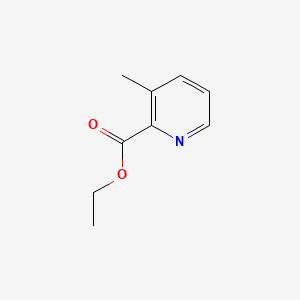 Ethyl 3-Methylpyridine-2-carboxylate chemical structure (CAS 58997-10-7)