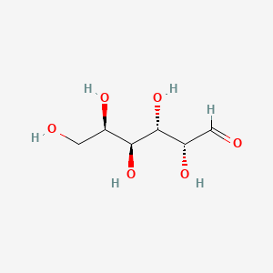 (2R,3S,4S,5R)-2,3,4,5,6-Pentahydroxyhexanal chemical structure (CAS 59-23-4)