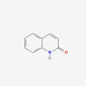 Quinolin-2(1H)-one chemical structure (CAS 59-31-4)