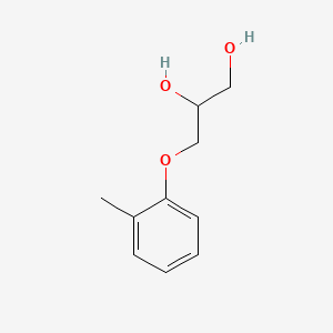 3-(o-Tolyloxy)propane-1,2-diol chemical structure (CAS 59-47-2)