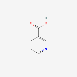 Nicotinic acid chemical structure (CAS 59-67-6)